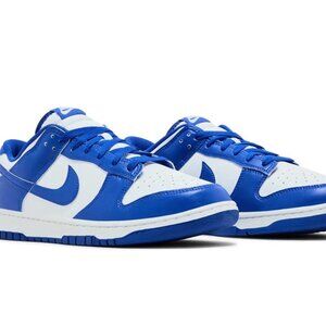 New Nike Dunk Low Sneakers – White / Royal Blue